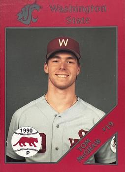 1990 Washington State Cougars #10 Tom McGraw Front