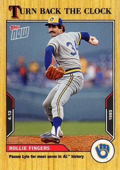 2021 Topps Now Turn Back the Clock #13 Rollie Fingers Front