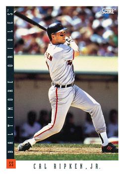 1993 Score #6 Cal Ripken, Jr. Front