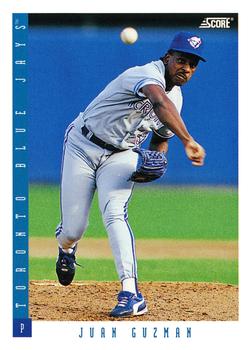 1993 Score #372 Juan Guzman Front