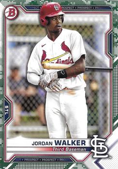 2021 Bowman - Prospects Camo #BP-146 Jordan Walker Front