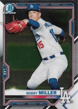 2021 Bowman - Chrome Prospects #BCP-75 Bobby Miller Front