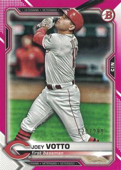 2021 Bowman - Fuchsia #49 Joey Votto Front