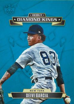 2021 Panini Diamond Kings - Debut Diamond Kings #DDK-NY Deivi Garcia Front