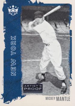 2021 Panini Diamond Kings - Artist's Proof Blue #11 Mickey Mantle Front