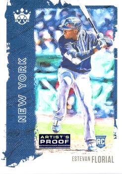 2021 Panini Diamond Kings - Artist's Proof Blue #56 Estevan Florial Front