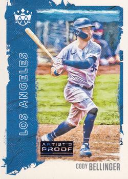 2021 Panini Diamond Kings - Artist's Proof Blue #93 Cody Bellinger Front