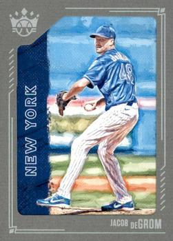 2021 Panini Diamond Kings - Framed Gray #167 Jacob deGrom Front