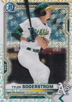 2021 Bowman - Chrome Prospects Mojo Refractor #BCP-51 Tyler Soderstrom Front