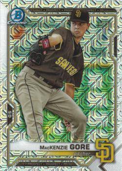 2021 Bowman - Chrome Prospects Mojo Refractor #BCP-105 MacKenzie Gore Front