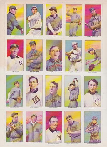 1982-85 Galasso Baseball Hobby Card Report T206 Reprints - Panels #NNO Fall 1983 - Panel 1 Front