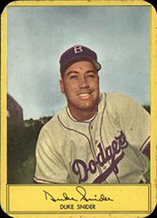 1955 Stahl-Meyer Franks #NNO Duke Snider Front