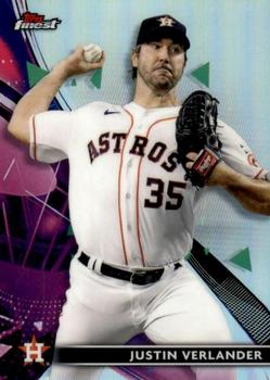 2021 Finest - Refractor #41 Justin Verlander Front