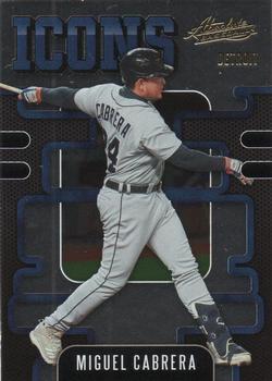 2021 Panini Absolute - Icons #I-4 Miguel Cabrera Front