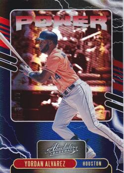 2021 Panini Absolute - Power Spectrum Red #PO-14 Yordan Alvarez Front