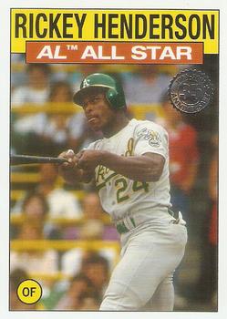 2021 Topps - 1986 Topps Baseball 35th Anniversary All-Stars #86AS-8 Rickey Henderson Front