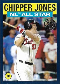 2021 Topps - 1986 Topps Baseball 35th Anniversary All-Stars Blue #86AS-29 Chipper Jones Front