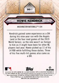 2021 Topps - DH Debuts #DHD-7 Howie Kendrick Back