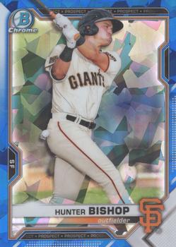 2021 Bowman Sapphire Edition #BCP-18 Hunter Bishop Front