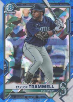 2021 Bowman Sapphire Edition #BCP-132 Taylor Trammell Front