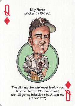 2006 Hero Decks Chicago White Sox South Side Edition Baseball Heroes Playing Cards #Q♦ Billy Pierce Front