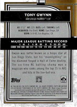2021 Topps Museum Collection - Copper #88 Tony Gwynn Back