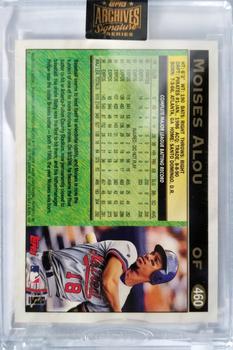 2021 Topps Archives Signature Series Retired Player Edition - Moises Alou #460 Moises Alou Back