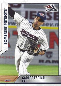 2021 Choice Somerset Patriots #06 Carlos Espinal Front