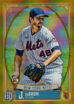 2021 Topps Gypsy Queen - Chrome Box Topper Gold #230 Jacob deGrom Front