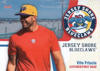 2021 Choice Jersey Shore BlueClaws #08 Vito Friscia Front
