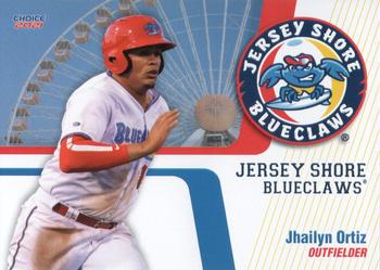 2021 Choice Jersey Shore BlueClaws #22 Jhailyn Ortiz Front