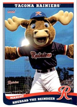 2021 Choice Tacoma Rainiers #30 Rhubarb The Reindeer Front