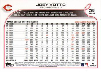 2022 Topps #290 Joey Votto Back