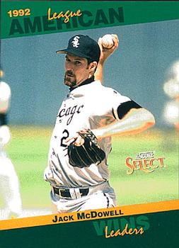 1993 Score - Select Stat Leaders #86 Jack McDowell Front