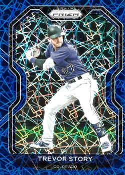 2021 Panini Prizm - Blue Velocity Prizm #23 Trevor Story Front