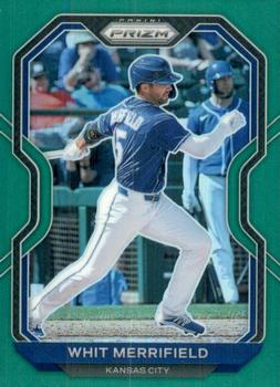 2021 Panini Prizm - Green Prizm #109 Whit Merrifield Front