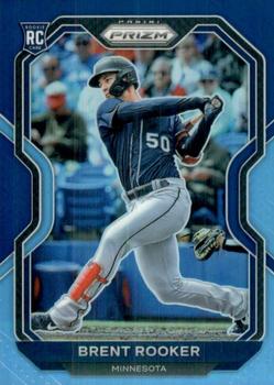 2021 Panini Prizm - Navy Blue - Carolina Blue Prizm #126 Brent Rooker Front