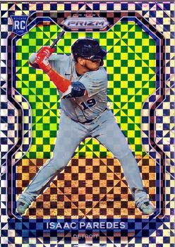 2021 Panini Prizm - Power Plaid Prizm #43 Isaac Paredes Front