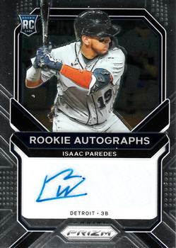2021 Panini Prizm - Rookie Autographs #RA-IP Isaac Paredes Front