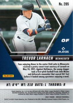 2021 Panini Mosaic #285 Trevor Larnach Back