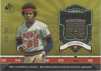 2006 SP Legendary Cuts - Baseball Chronology #BC-CA Rod Carew Front