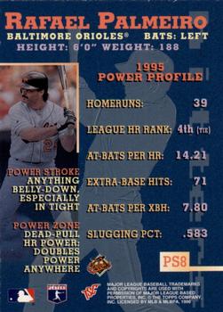 1996 Stadium Club - Power Streak Members Only #PS8 Rafael Palmeiro Back