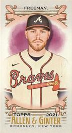 2021 Topps Allen & Ginter - Mini #68 Freddie Freeman Front