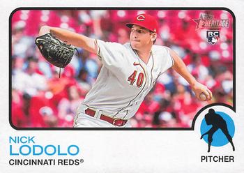 2022 Topps Heritage #676 Nick Lodolo Front