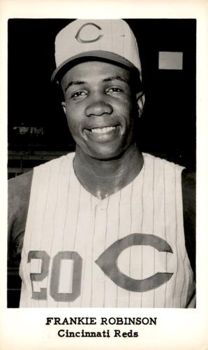 1960 Cincinnati Reds Postcards #NNO Frankie Robinson Front