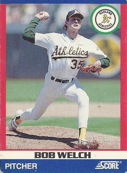 1991 Score 100 Superstars #49 Bob Welch Front