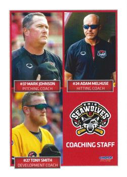 2021 Choice Erie SeaWolves #28 Mark Johnson / Adam Melhuse / Tony Smith Front