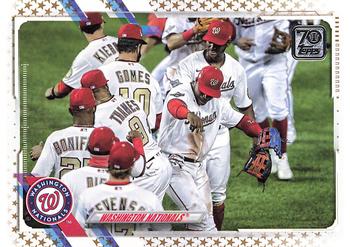 2021 Topps - Gold Star #58 Washington Nationals Front