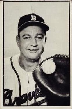 1953 Bowman Black & White #30 Walker Cooper Front