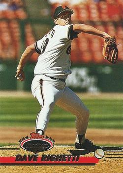 1993 Stadium Club #431 Dave Righetti Front